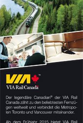 1/3 Printanzeige - VIA Rail