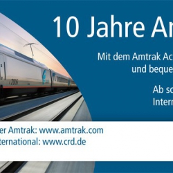 Amtrak Anzeige